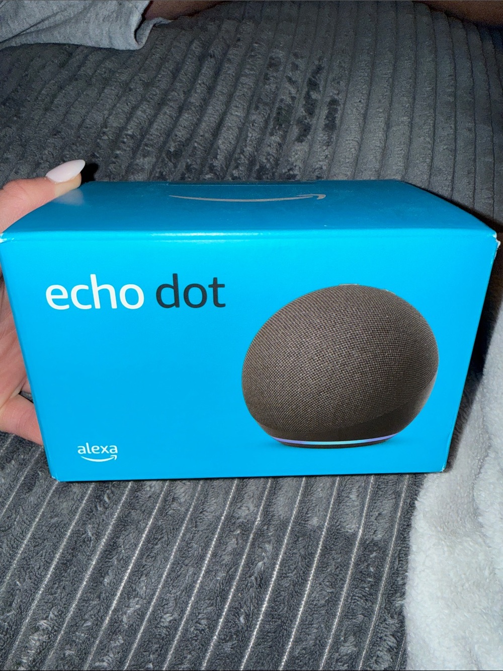 Amazon Portable Device Box in Bright Cyan